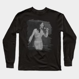 Sade Adu // Retro Poster Long Sleeve T-Shirt